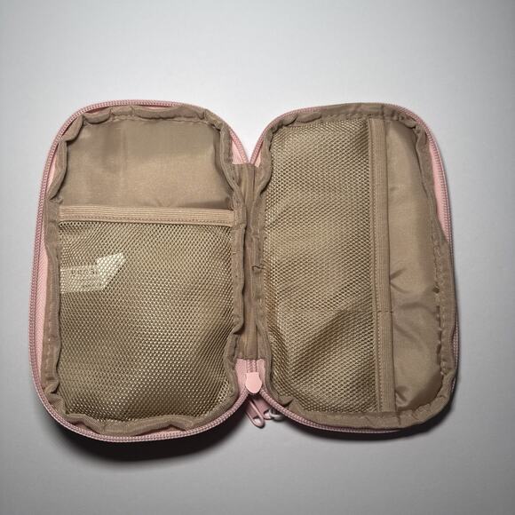 New‎ Pink BAGSMART Travel Cosmetic/Toiletry Bag Compact for purse meds/jewelry - Picture 4 of 5